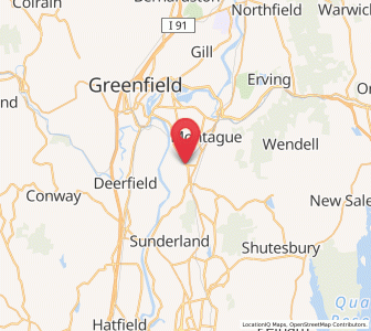 Map of Montague, Arkansas