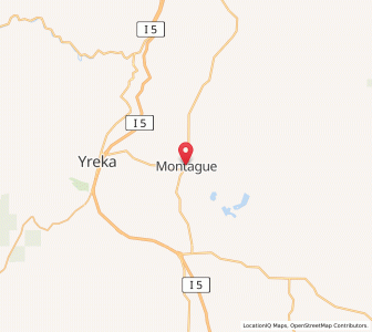 Map of Montague, California