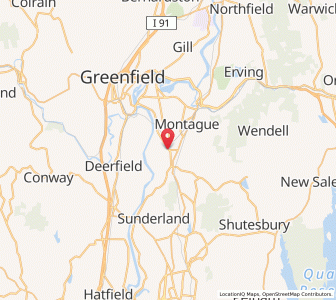 Map of Montague, Massachusetts