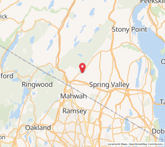 Map of Montebello, New York