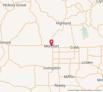 Map of Montfort, Wisconsin