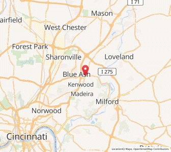 Map of Montgomery, Ohio