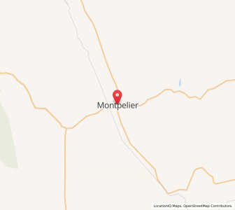 Map of Montpelier, Idaho