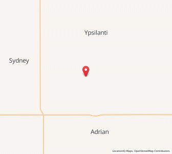 Map of Montpelier, North Dakota