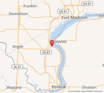 Map of Montrose, Iowa