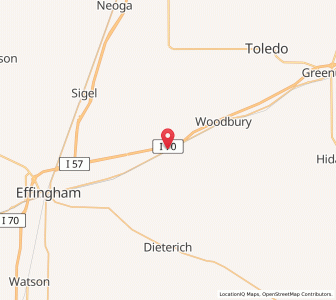 Map of Montrose, Illinois
