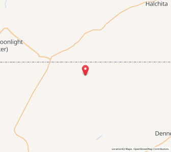 Map of Monument Valley, Arizona