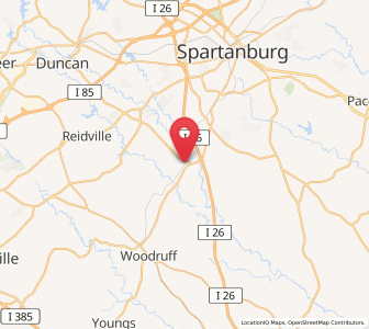 Map of Moore, South Carolina