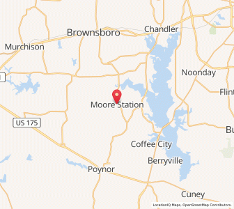 Map of Moore Station, Texas