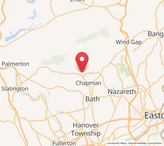 Map of Moore Township, Pennsylvania