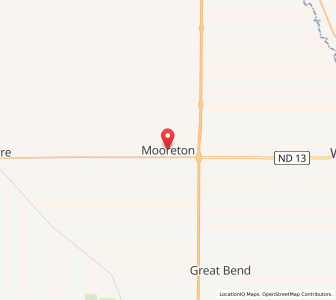 Map of Mooreton, North Dakota