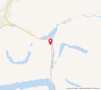 Map of Moose Pass, Alaska