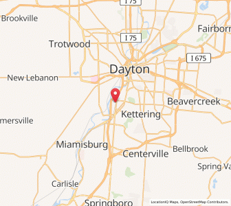 Map of Moraine, Ohio