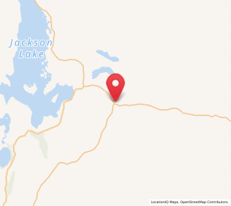 Map of Moran, Wyoming