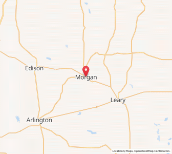 Map of Morgan, Georgia