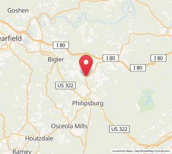 Map of Morrisdale, Pennsylvania