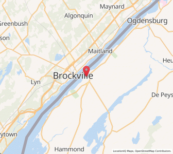 Map of Morristown, New York