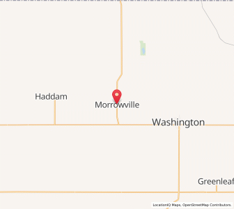 Map of Morrowville, Kansas