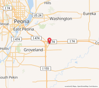 Map of Morton, Illinois