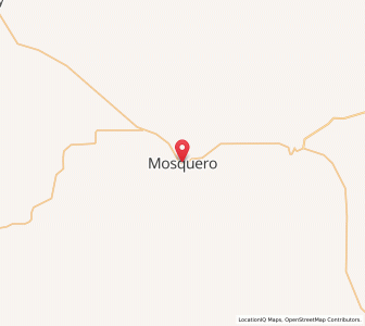 Map of Mosquero, New Mexico