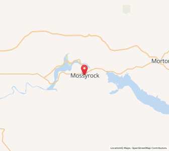 Map of Mossyrock, Washington