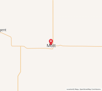 Map of Mott, North Dakota