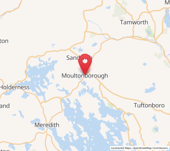 Map of Moultonborough, New Hampshire