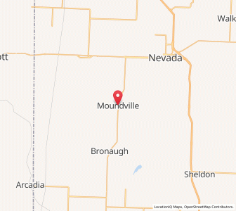 Map of Moundville, Missouri