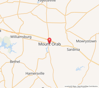 Map of Mount Orab, Ohio
