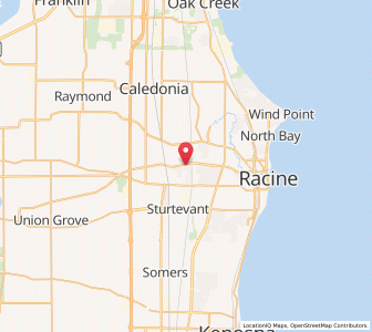 Map of Mount Pleasant, Wisconsin