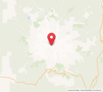 Map of Mount Rainier, Washington