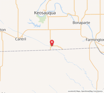 Map of Mount Sterling, Iowa