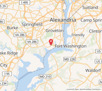 Map of Mount Vernon, Virginia