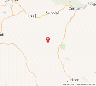 Map of Mount Washington, New Hampshire