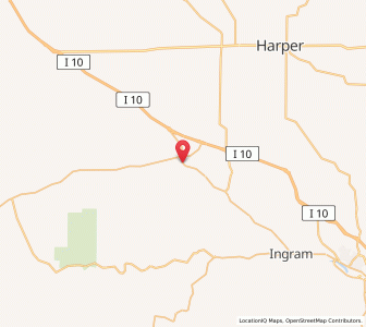 Map of Mountain Home, Texas