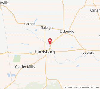 Map of Muddy, Illinois