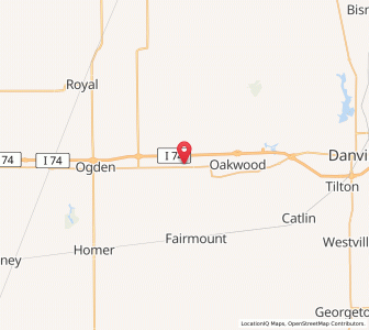 Map of Muncie, Illinois