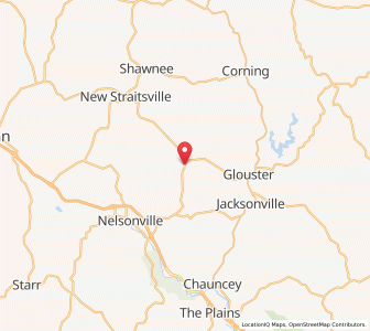 Map of Murray City, Ohio