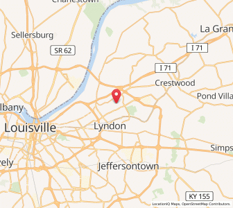 Map of Murray Hill, Kentucky