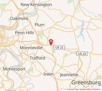 Map of Murrysville, Pennsylvania