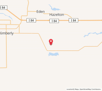 Map of Murtaugh, Idaho