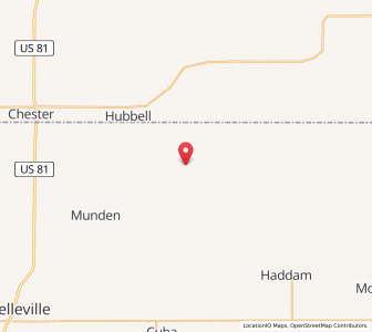 Map of Narka, Kansas