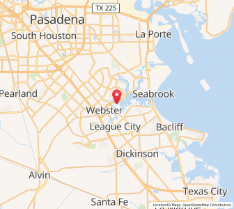 Map of Nassau Bay, Texas
