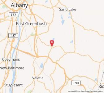 Map of Nassau, New York