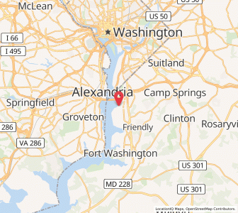 Map of National Harbor, Maryland