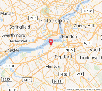 Map of National Park, New Jersey