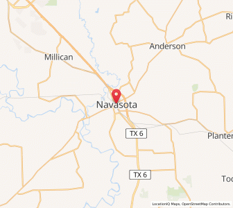 Map of Navasota, Texas