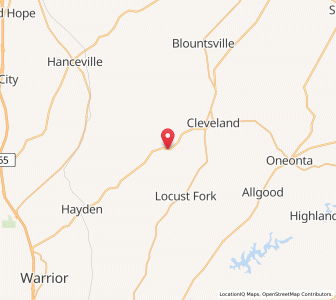 Map of Nectar, Alabama