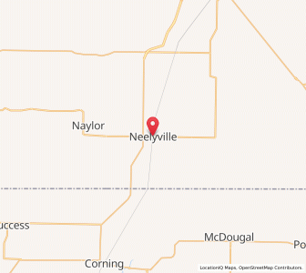 Map of Neelyville, Missouri