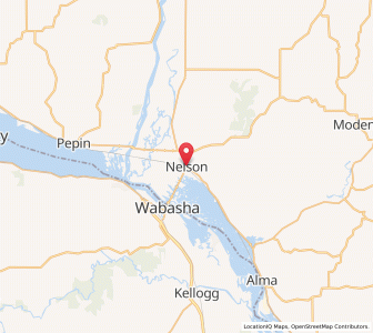 Map of Nelson, Wisconsin